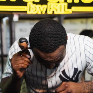 Viddal Riley Instagram - My People! Follow @youtooz & Comment here ‘ 🥊 ’ for a chance to win the Mini Champ! 

You’ll know if you’re a WINNER on the day of release.

24th May. 8PM BST. 3PM EST. 12 PST. 

📷: @image.romz