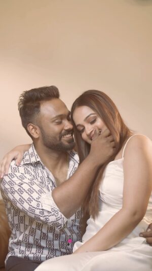 Vijay Kumar Instagram - Our first vdio shoot , and I still remember how much we both were blushing and shy 🙈 to do this reel 😂❤️ 
Waited sooo long to post this reel . ❤️🙈 
Finally posting this. We wanted to share this only after we get married ! 
years of knowing each other , from the day I met you , I had a beautiful journey with you and you made me feel so special and loved 🥰. No one could ever make me happier and angry lol 😂 . You annoy me to the core but I really love 💕 the memories we had together. And obvio ,,, we are gonna make beautiful memories together for the rest of this new journey .And it is gonnna be fun and exciting as always 
…..
My husband ❤️🧿 @vijayviruz 
.
Shot by @zerogravityphotography 
.
My dress @zol_studio 
His dress - @tailorsewcompany 
.
Mua @mua_vijisharath 
#reelsvideo #réel #nakshatramurthy #vijayviruz