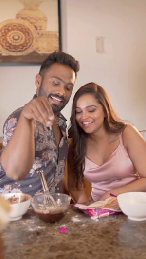 Vijay Kumar Instagram - Just Making some beautiful memories with you @nakshatra.murthy ❤️ 
Life feels so beautiful when am with you 💫 
…..
Shot by @zerogravityphotography 
Mua - @mua_vijisharath 
Shirt from @tailorsewcompany 
….
#V&N #vijayviruz #nakshatramurthy #erumasaani #reels #wedding #weddingshoot #trending #trendingreels