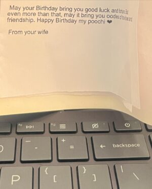 Vijay Kumar Instagram - Turning the page to the next chapter of my life ! #28 
.
My birthday was just as I wished for . And she did it best @nakshatra.murthy 
My wife ❤️🧿 
It was such a great surprise with so many beautiful gifts 🎁 
A memorable birthday after marriage ♥️ 
Thanks wifey and all those who came who wished me with huge heart of happiness 
Wishing the best this year with all positive vibes and energy 🧿