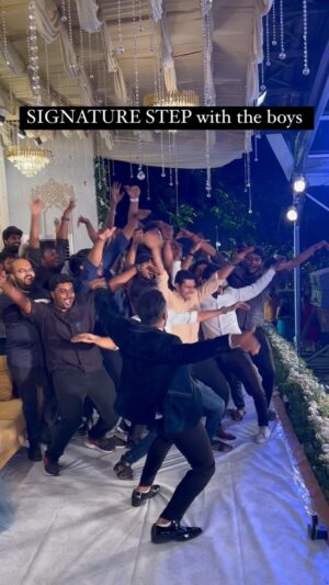 Vijay Kumar Instagram - It is not complete until we do our Signature Step !! 
With the boys 🔥🔥😍
..
#erumasaani #chinnaponnunan #erumasaanistep