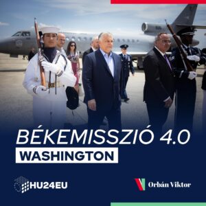 Viktor Orbán Instagram - Megérkeztünk Washingtonba. A békemisszió folytatódik!