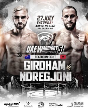 Vilson Ndregjoni Instagram - July 27 it’s time for the champ @vilson_ndregjoni  to show he belong to be in the big show #ufc 🇦🇱 📍 let’s go champ it’s your time 💪🏻