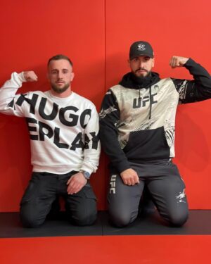 Vilson Ndregjoni Instagram - The world needs more people like you who encourage the promotion and development of MMA in our countries. @truekapo @038fightclub 💪🏻✊🏻