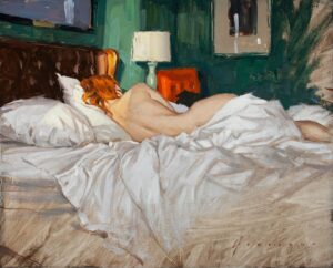 Vince Giarrano Instagram - One of my bed paintings 🎨😴

#oilpainting #art #fineart #painting #newyorkcity #hotel #interior #bed #bedroom #allaprima #citylife