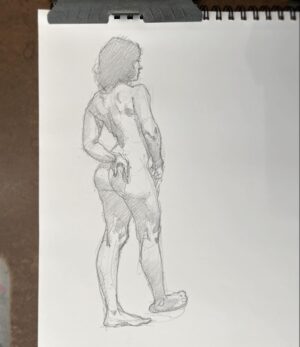 Vince Giarrano Instagram - At figure drawing tonight ✍🏼

#drawing #art #figuredrawing