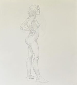 Vince Giarrano Instagram - A twenty minute pose at figure drawing ✍🏼

#drawing #graphite #figuredrawing #art #sketch