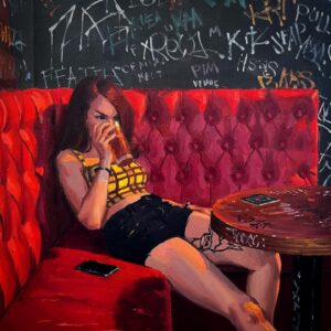 Vince Giarrano Instagram - Sunday vibe 🎨🍺🧊☀️

#oilpainting #punk #bar #painting #interior #beer #punkbar #citylife #sliceoflife #art #fineart #nyc #newyorkcity #manhattan #contemporarypainting #eastvillage #graffiti