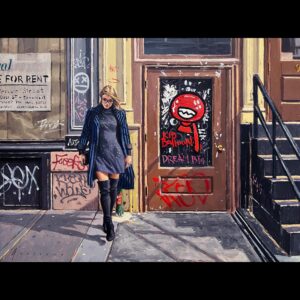 Vince Giarrano Instagram - My new painting with @paigeevansxo 🎨

#oilpainting #art #graffiti #graffitiart #newyorkcity #nyc #painting #citylife #manhattan #fineart #contemporarypainting #architecture