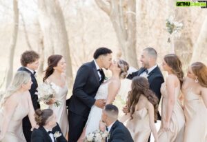 Vincent Beauregard Instagram - @melanie.cienfuegos & @cookieecooks__ ‘s wedding 🎉💍

Love you guys 🙌🏼💛