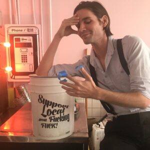Vincent Cyr Instagram - This is me making fun of the pose in my last four photos, but cracking a smile because someone was totally watching me under the impression that ì was being serious. Oh, and tape