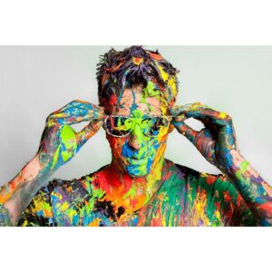 Vincent Stein Instagram - “Die schwarz-weiße bunte Seite der Macht” ... oder: “der Tag an dem wir das Fotostudio von @heks_one komplett versaut haben” 🤗
