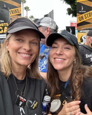 Vinessa Shaw Instagram - Yesterday felt like history in the making. At the @sagaftra rally which began with a march from one entertainment studio to another, ended with impassioned speeches by our union president and @sagaftra @wga members including @naacp! I feel honored to be standing with my union who are on the frontlines inspiring other laborers in completely different businesses to fight for their rights! We have been told for decades by the conglomerates to be silent and just appreciate what we have, which is currently an unfair share. It’s time to see this fight from a humanistic standpoint.  #amptp, it’s time to see the light. Open your eyes to see who makes you what you are. It’s the people, the creatives. We are not backing down. #sagaftrastrong #sagaftrastrike