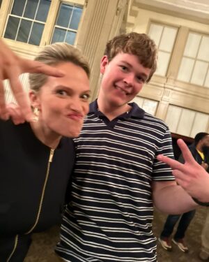 Vinessa Shaw Instagram - Last night was the premiere of @swagger_appletv! I was honored to be on the frontlines and sidelines alongside this amazing cast and crew for Season 2.  I can’t think of another show that’s geared toward youth, that’s as hopeful and as real for them! Plus, these kids really got game! Had so much fun and made many new friends! ♥️🏀