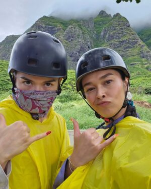 Vinessa Vidotto Instagram - Funnest day on the island! 🦖⛰️🦕