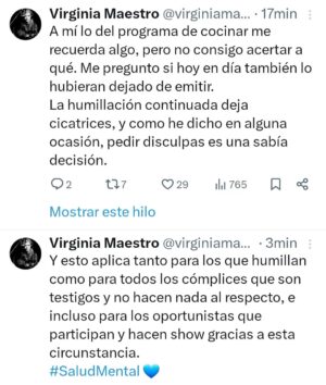 Virginia Maestro Instagram - Salud mental 💙