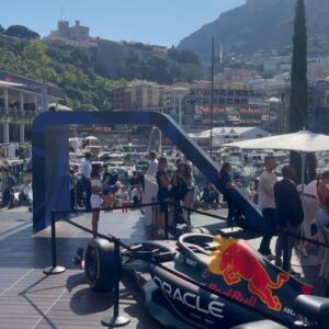 Virginie Philippot Instagram - First time in the MONACO GP ♥️🔥
This day was amazing ♥️
.
#formula1 
#monaco #fia #f1 #monacogp #charlesleclerc #redbullracing