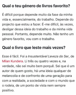 Vítor Silva Costa Instagram - Um homem relativamente sério a dizer coisas relativamente sérias. 

Este projecto da @michellecoelho.b e da Sofia Neves para o @publico.pt chama-se Na Minha Estante e tem como premissa falar sobre livros que nos são importantes. 

Estes são alguns dos meus. 
A entrevista está em todas as plataformas do Jornal Público. 

@connosco.pt 
@carrelosquad