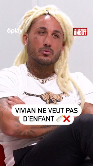 Vivian Grimigni Instagram - "Est-ce que ton enfance a été facile ?" 😕 
@vivian_officiel évoque son désir de ne pas avoir d’enfant et se confie sur son passé 
 
🔴 Interview #Uncut, nouvelle production originale, disponible dès maintenant sur @6play