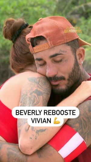 Vivian Grimigni Instagram - "T’es ma force, je suis tellement heureuse de t’avoir retrouvé" ❤️ 
Tandis que @vivian_officiel n’accepte pas la défaite de son équipe, @beverly_b_officiel trouve les mots pour le réconforter 🥰
 
#LAA7, à (re)voir sur @6play