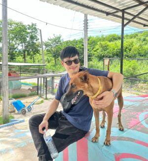 Vivid Bavornkiratikajorn Instagram - น้องหมาติดล้อ 🐶🚗🚗❤️
มาร่วมแจมเอาอาหารมาให้น้องหมาครับ 
ที่นี่มีสุนัขกว่า800 ตัว ที่ยังต้องการอาหาร 
เพื่อนๆสามารถนำอาหาร หรือปัจจัยต่างๆเพื่อช่วยน้องหมาได้ครับ ที่ @tmtrdorg 
และ เพจ FB : the man that rescues dogs 
พี่ๆเจ้าหน้าที่และน้องหมาใจดี น่ารักครับ 🐶❤️❤️

#dog #puppy #charity #happy