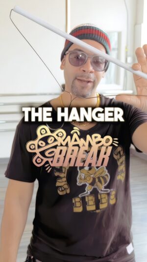 Vladimir Caamaño Instagram - “Classic Hanger”. FYI, Salsa is danced within an 8 count of music with a pause on 4 and 8 hence the skip on 4.