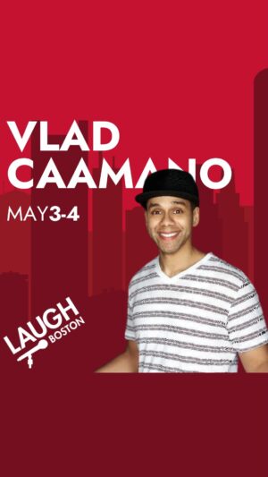Vladimir Caamaño Instagram - 🙌 NEXT WEEK
🤣 Vlad Caamano
📆 May 3-4
📍 Laugh Boston 
🎟️ https://laughboston.com/

Vladimir Caamano is a standup comedian and actor best known for his recurring roles on NBC’s Superstore and MARVEL’S Runaways on Hulu and the CBS police drama TOMMY starring opposite Edie Falco. A native of the Bronx, NY, Vladimir graduated from Wesleyan University and turned his sights on standup comedy immediately after. In 2015 Vladimir shot onto the scene with an impressive showing at the Just for Laughs Festival in Montreal.

📸: @laughingvlad