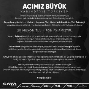 Volkan Severcan Instagram - Yaklaşık 20 yıldır birlikte çalıştığım “İNSAN GİBİ İNSANLARIN” bu hassas davranışlarının örnek olması dileğiyle… Allah razı olsun…
🙏🙏🙏
@mesutsancakk @haluksancak56 @metinnsancak @yunussancak @ahmetsancak @hamit.sancak @kezbansancakelay @fatihelay @halimesancak @unalersozlu @rridvan_ozdemirr @ceyslan @caglarsoner @folkartyapi @folkartgallery @folkartacademy @voltelektrikmotorlari @volt.teknoloji @voltreduktor @humanis.life @humanisliyiz @sayagrup @interdi.agency