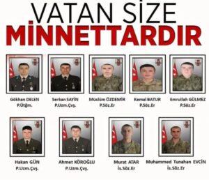 Volkan Severcan Instagram - Şehitlerimize Allah’tan rahmet, yaralı kardeşlerimize şifa diliyorum…🇹🇷