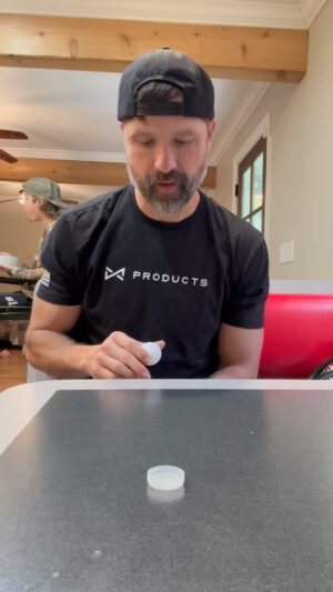 Walker Hayes Instagram - Trick shot day 345💪💪💪 Many tries!!!! Prolly shoulda put some water in the cap to help make it a little easier but once we started we couldn’t change it😂  This house we’re in is definitely NOT level😤 21 LEFT 🦆🦌 Let’s goooooooooo!
