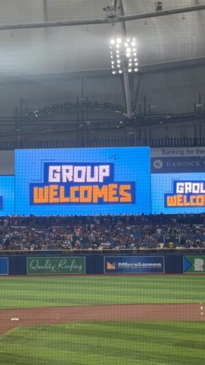 Walker Hayes Instagram - Georgie made the Jumbotron!  Big thanks to the @raysbaseball for having us out today💪⚾️ Had an absolute blast!  Not one, not two but THREE jacks🔥