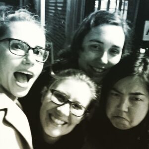 Wallis Currie-Wood Instagram - live music with my ladies #thursdayfunday @rainedaiwoman @ema_roo