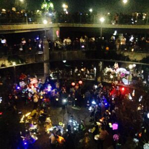 Wallis Currie-Wood Instagram - Austin light parade. Happy Solstice! #ATX