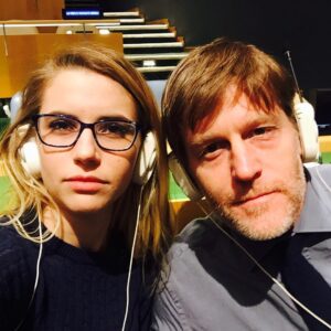 Wallis Currie-Wood Instagram - Live from the United Nations #MadamSecretary #UN @madamsecretarycbs @gradyville