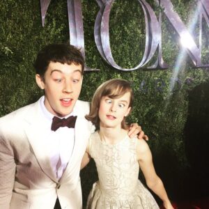 Wallis Currie-Wood Instagram - Ladies and gentlemen, the amazing Sydney & Alex.... @thetonyawards @alexanderiansharp1 @curiousbroadway