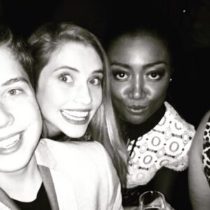 Wallis Currie-Wood Instagram - when your fam turns up to the party #squad @evanroeofficial @patinamiller @madamsecretarycbs @cbstv @cbswatchmag