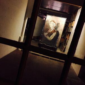 Wallis Currie-Wood Instagram - late night gallery window on the streets of #nyc
