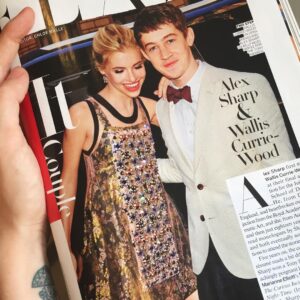 Wallis Currie-Wood Instagram - #TBT to the first time I opened @voguemagazine and saw this piece! #Vogue @alexanderiansharp1 @thetonyawards