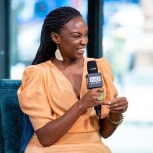 Wanuri Kahiu Instagram - Look how waaauuuwww they made me look! Make-up by @andrea_tiller Dress by the amazing @deepa.dosaja jewelary by @ginene_by_diro @theresiatracy @adeledejak 📸 by @jammi_york THANK YOU @buildseriesnyc for having me!