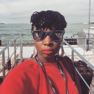 Wanuri Kahiu Instagram - Bringing Colour to Venice