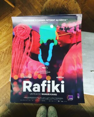 Wanuri Kahiu Instagram - In France launching the theatrical release of #RAFIKI @rafiki_movie across 70  theatres. If in Paris look out for posters on the metro! Also... how wonderful is the poster!!! So excited that the film is traveling!!
