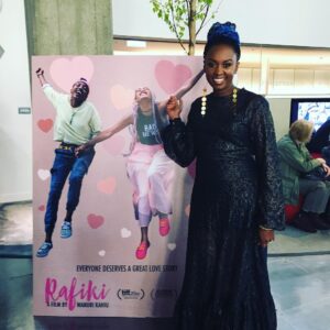 Wanuri Kahiu Instagram - Whirlwind tour of RAFIKI theatrical release in London/ Cardiff/ Manchester/ Sheffield. Next stop NEW YORK!