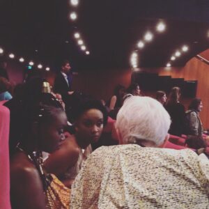 Wanuri Kahiu Instagram - Speaking with our beautiful french Co-Producer Marie Pierre #Cannes2018 with @misskihoro caught up in the mix 📸 by @mistachristophoro