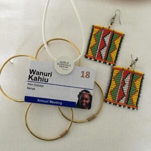 Wanuri Kahiu Instagram - La vida Davos #WEF18. Here as a cultural leader. #afrobubblegum