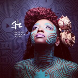 Wanuri Kahiu Instagram - Celebrating the album launch of SHE by @muthonidrummerqueen with my superbly directed (ahem #SofyLeteipan) album cover. Check out this Queen’s new music by clicking on the link in her Bio. SO. 👏🏾WORTH. 👏🏾IT👏🏾!!! Get your SHE on!!!