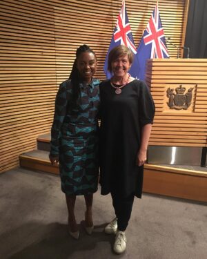 Wanuri Kahiu Instagram - RAFIKI screening in New Zealand Parliament introduced by Hon. Jan Logie, Parliamentary Under-Secretary to the Minister of Justice (Domestic and Sexual Violence). Spokesperson for Social Development, Workplace Relations, Te Tiriti, ACC, Rainbow Issues, and Senior Citizens.