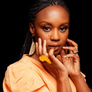 Wanuri Kahiu Instagram - Look how waaauuuwww they made me look! Make-up by @andrea_tiller Dress by the amazing @deepa.dosaja jewelary by @ginene_by_diro @theresiatracy @adeledejak 📸 by @jammi_york THANK YOU @buildseriesnyc for having me!