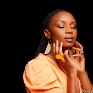 Wanuri Kahiu Instagram - Look how waaauuuwww they made me look! Make-up by @andrea_tiller Dress by the amazing @deepa.dosaja jewelary by @ginene_by_diro @theresiatracy @adeledejak 📸 by @jammi_york THANK YOU @buildseriesnyc for having me!