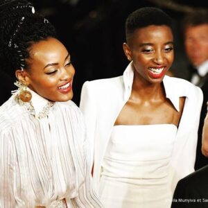 Wanuri Kahiu Instagram - These women give me LIFE! #Rafiki #AfriCannes #WaCannesDada Styled by @sami_nouri_paris