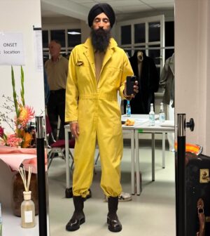Waris Ahluwalia Instagram - Fittings with the illustrious  @verydavidbradshaw 
In the end, David suggested I wear the green velvet suit I brought with me fresh from @j.mueser My tailor in NY for over 15 years. 
A good suit can feel like a suit of armor.